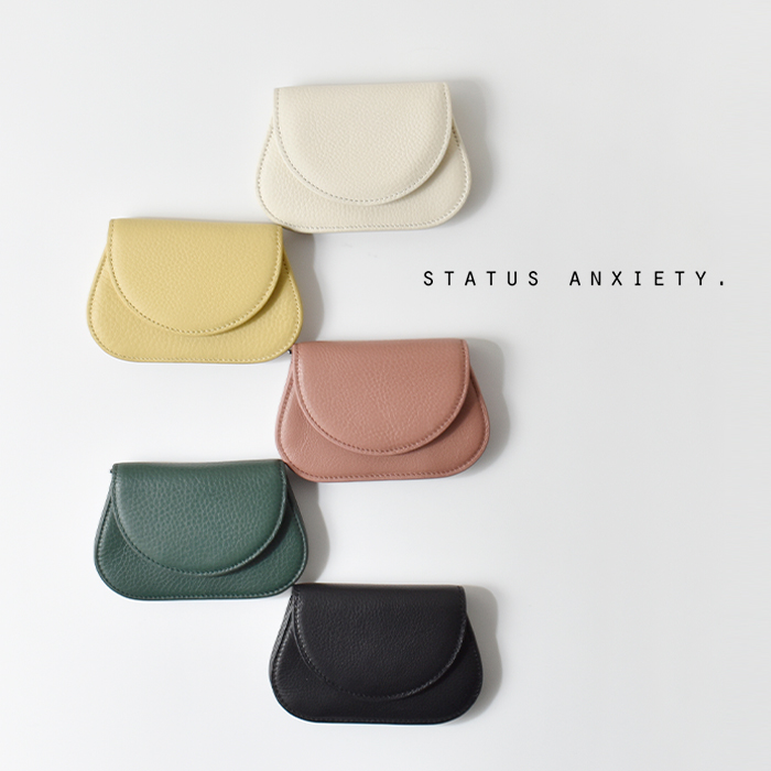 STATUS ANXIETY(ステータスアングザエティー)カウレザーウォレット“EYESWIDE”eyes-wide