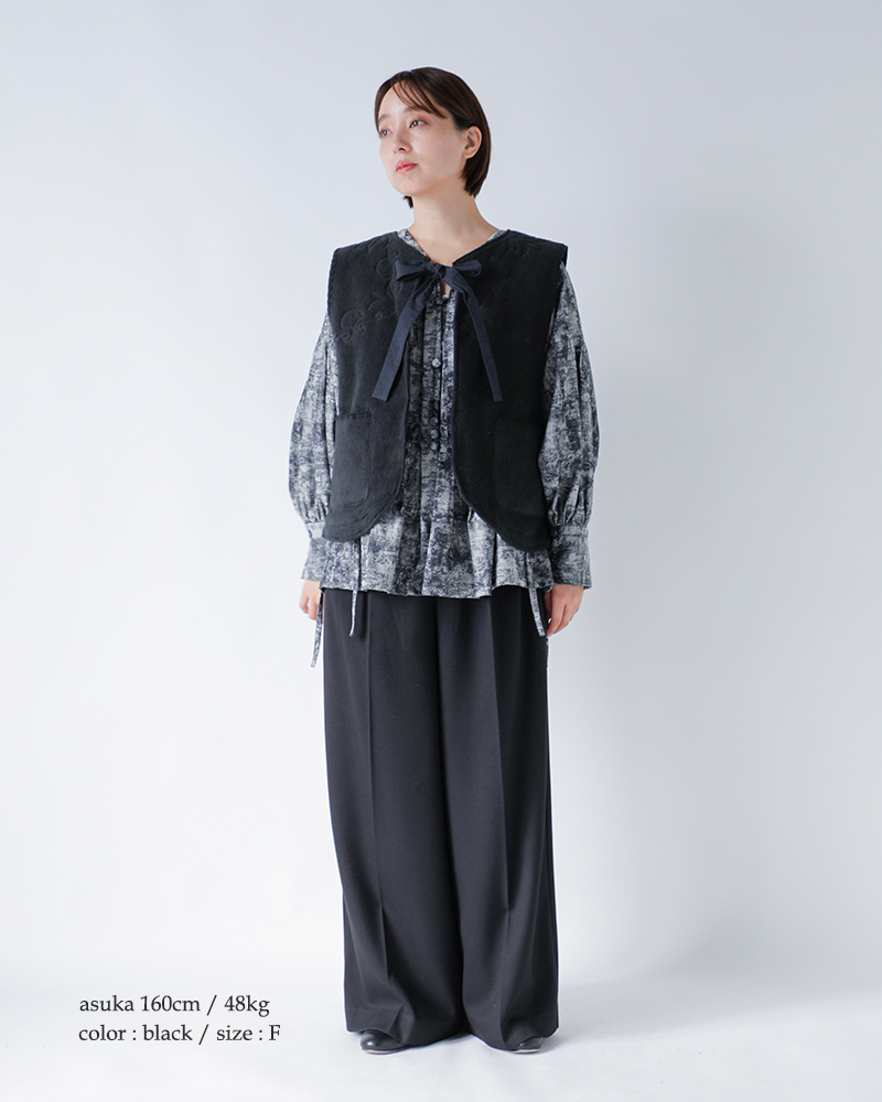 the last flower of the afternoon(Xgt[IuWAt^k[)RbghJxXgg̉Embroideryvesthtlf-126-ve003-nc