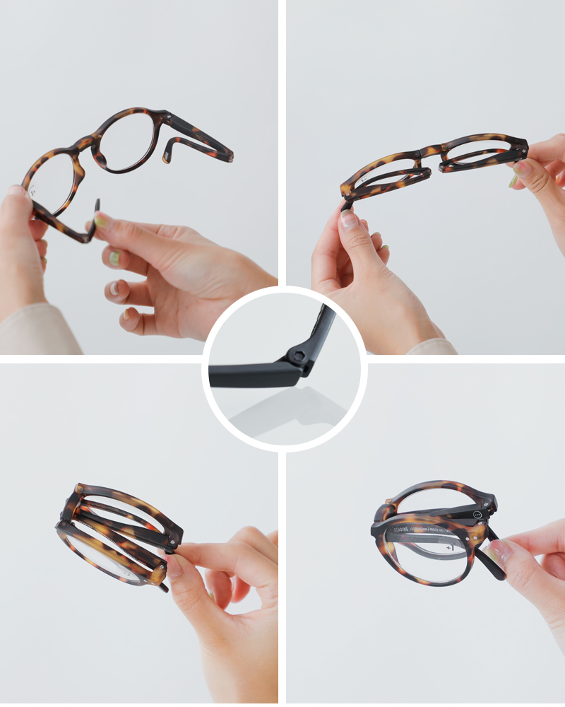 IZIPIZI(イジピジ)度付きフォルダブルリーディンググラスf-reading