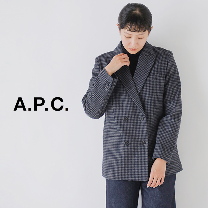 A.P.C.(アー・ペー・セー)ウールルーシーテーラードジャケット“VESTELUCY”f03212