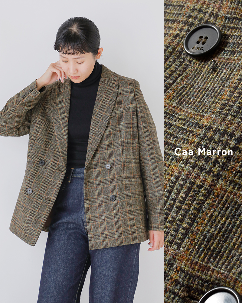 A.P.C.(アー・ペー・セー)ウールルーシーテーラードジャケット“VESTELUCY”f03212