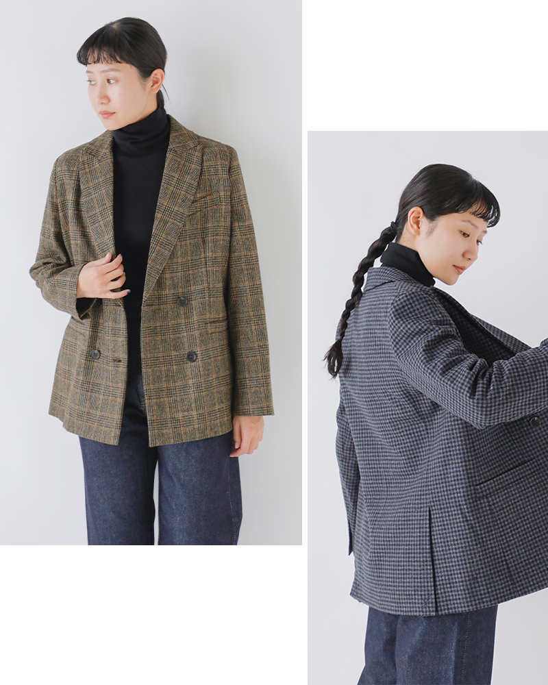 A.P.C.(アー・ペー・セー)ウールルーシーテーラードジャケット“VESTELUCY”f03212