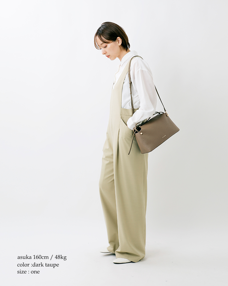 FEEL AND TASTE(フィールアンドテイスト)カウレザー2wayショルダーバッグ“bread”f202b521