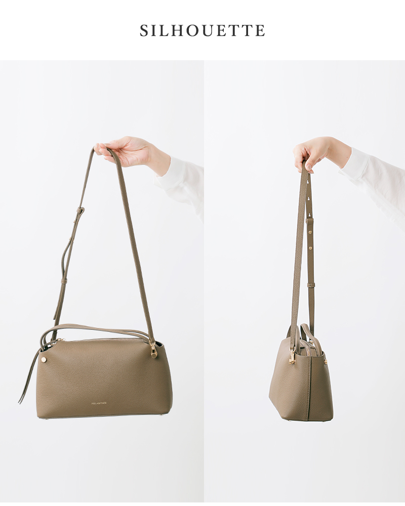 FEEL AND TASTE(フィールアンドテイスト)カウレザー2wayショルダーバッグ“bread”f202b521