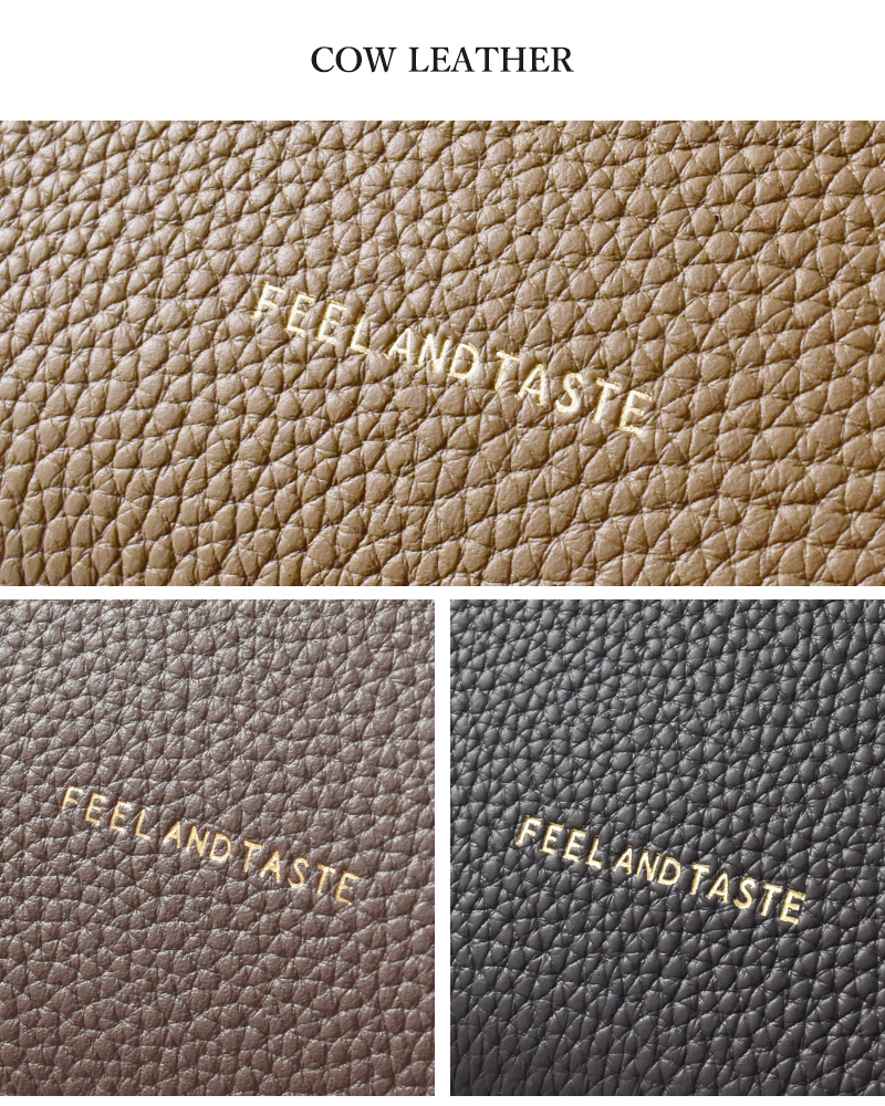 FEEL AND TASTE(フィールアンドテイスト)カウレザー2wayショルダーバッグ“bread”f202b521