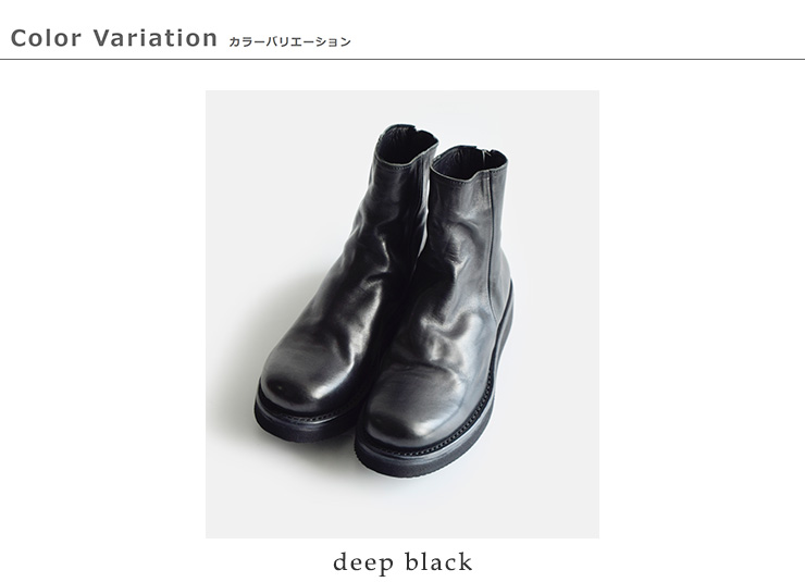 portaille/vibramソール/ショートブーツ/39/ブラック/レザー/ その他ブランド(ソノタブランド) / portaille/vibramソール