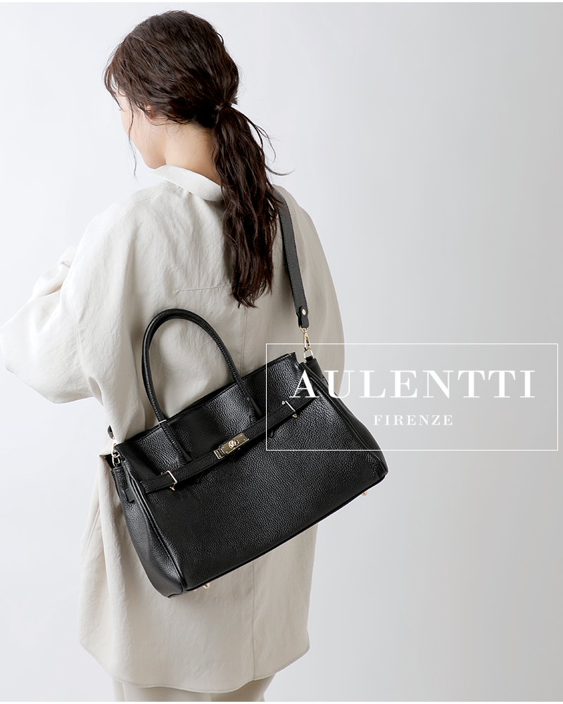 AULENTTI(オウレンティ)レザー2wayショルダーバッグfb-05600-do