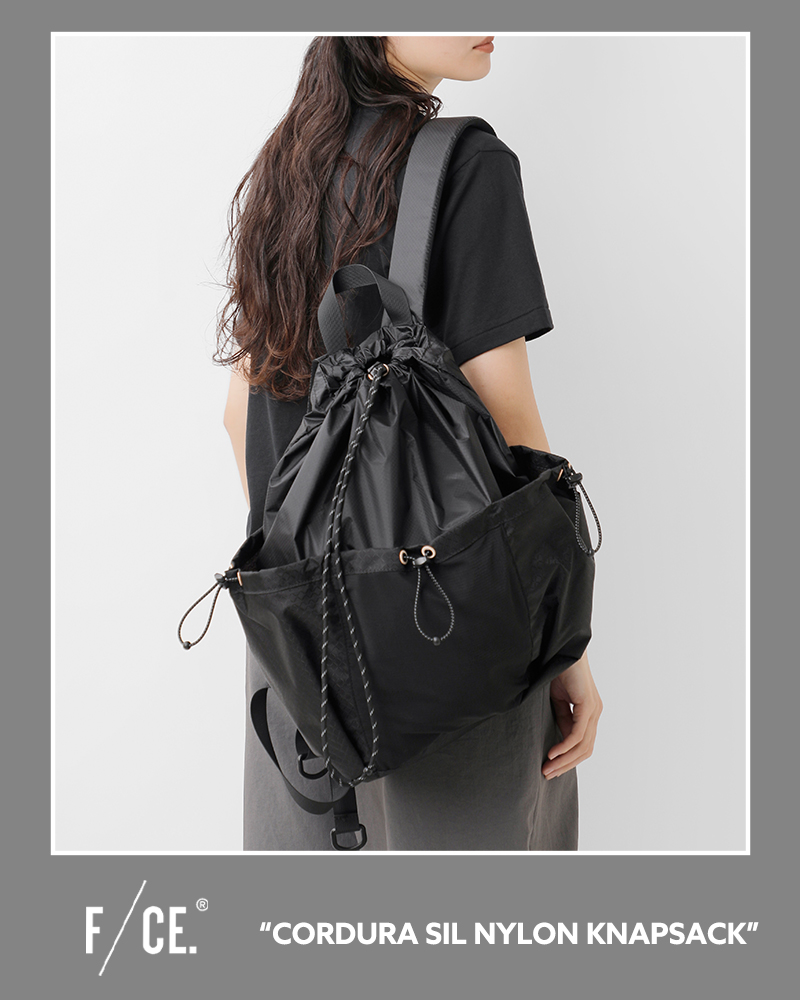 F/CE.(エフシーイー)コーデュラシルナイロンナップサック“CORDURASILNYLONKNAPSACK”fcr32251b0001