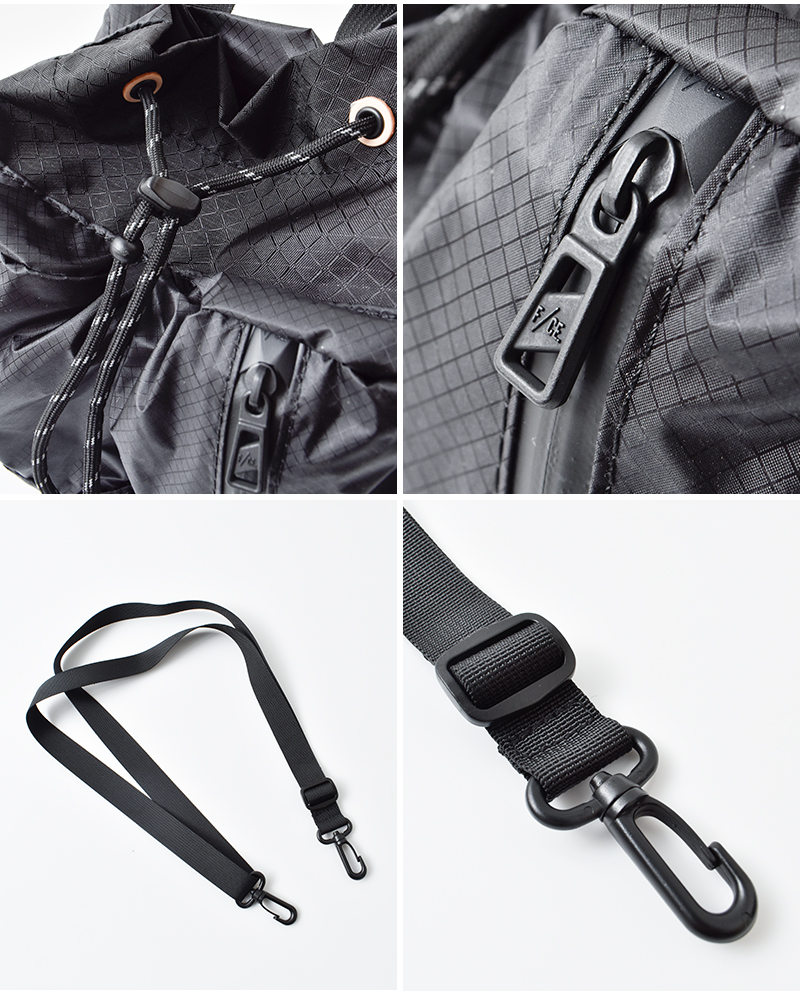 F/CE.(エフシーイー)コーデュラシルナイロンドローストリングバッグ“CORDURASILNYLONDRAWSTRING”fcr36251b0002