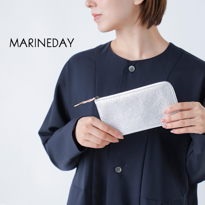 MARINE DAY(マリンデイ)カウレザーロングウォレット“FLAT4”flat4-same1