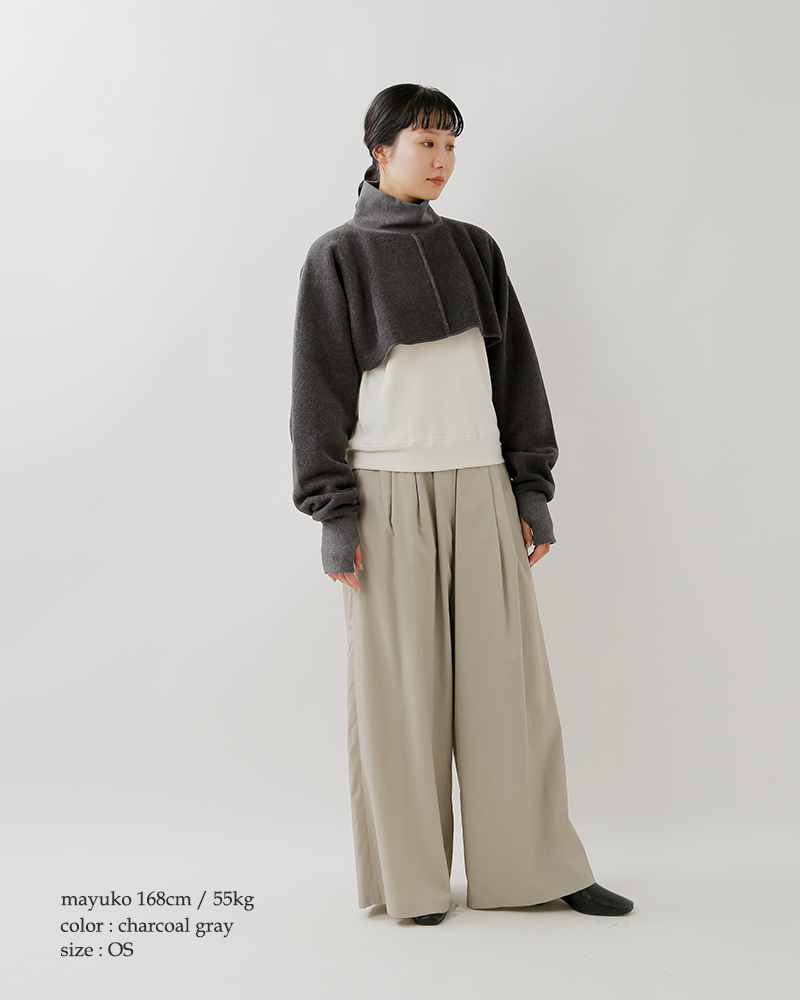 ALWEL(オルウェル)フリースストールプルオーバーfleece-12