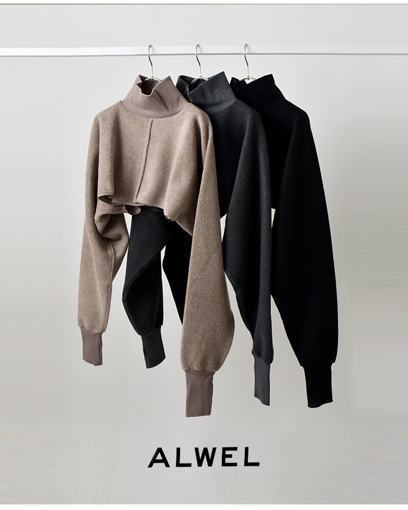 ALWEL(オルウェル)フリースストールプルオーバーfleece-12