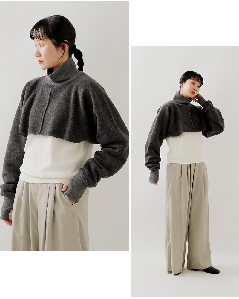 ALWEL(オルウェル)フリースストールプルオーバーfleece-12