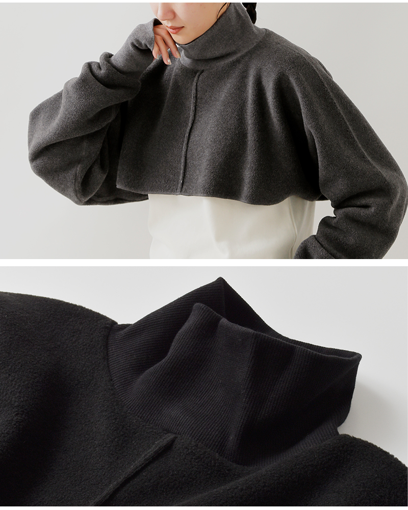 ALWEL(オルウェル)フリースストールプルオーバーfleece-12