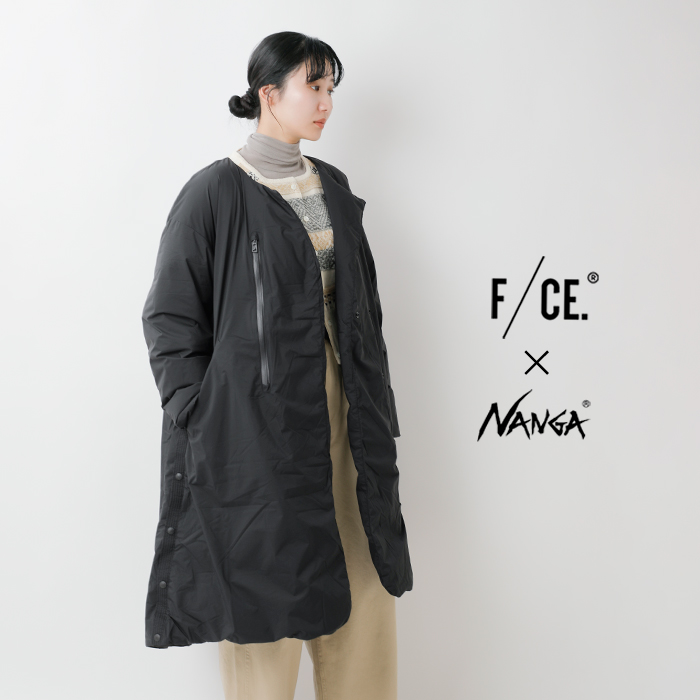 F/CE.(エフシーイー)エフライトカラーレスロングダウンコート“FTNEWCOLLARLESSLONGCOAT”fna09252w0001