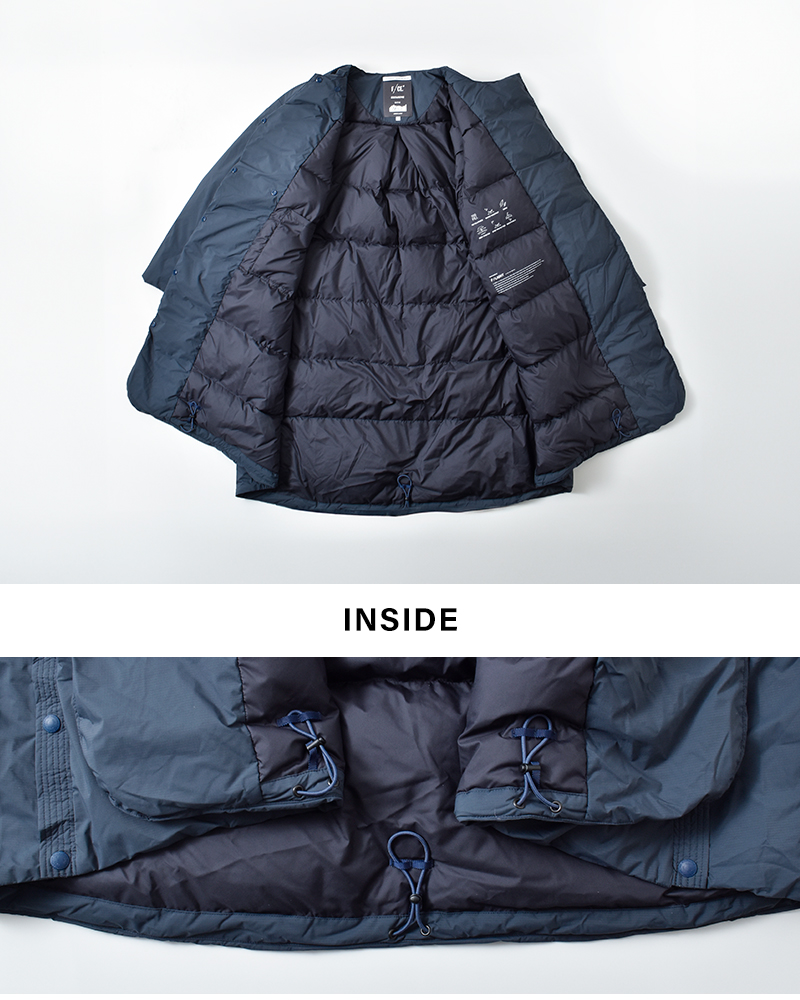 F/CE.(エフシーイー)エフライトカラーレスロングダウンコート“FTNEWCOLLARLESSLONGCOAT”fna09252w0001