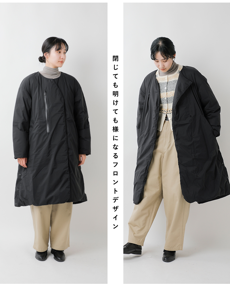 F/CE.(エフシーイー)エフライトカラーレスロングダウンコート“FTNEWCOLLARLESSLONGCOAT”fna09252w0001