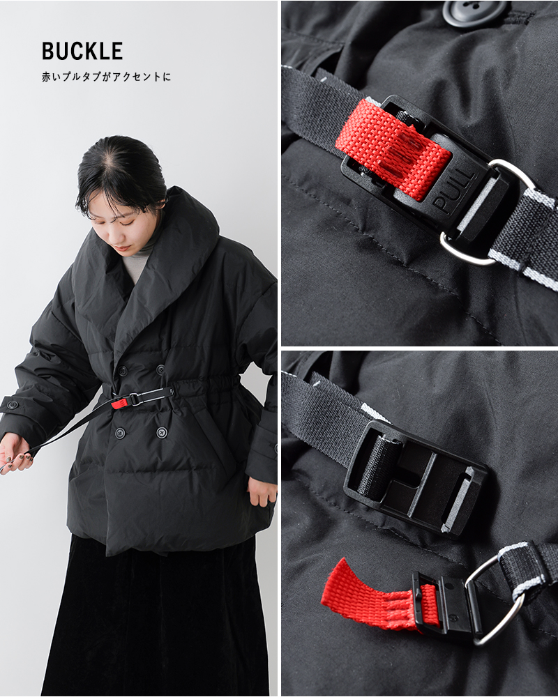 F/CE.(エフシーイー)リサイクルダウンオーバーレイショールカラーコート“RECYCLEDDOWNOVERLAYSHAWLCOLLARCOAT”fsu09252u0001