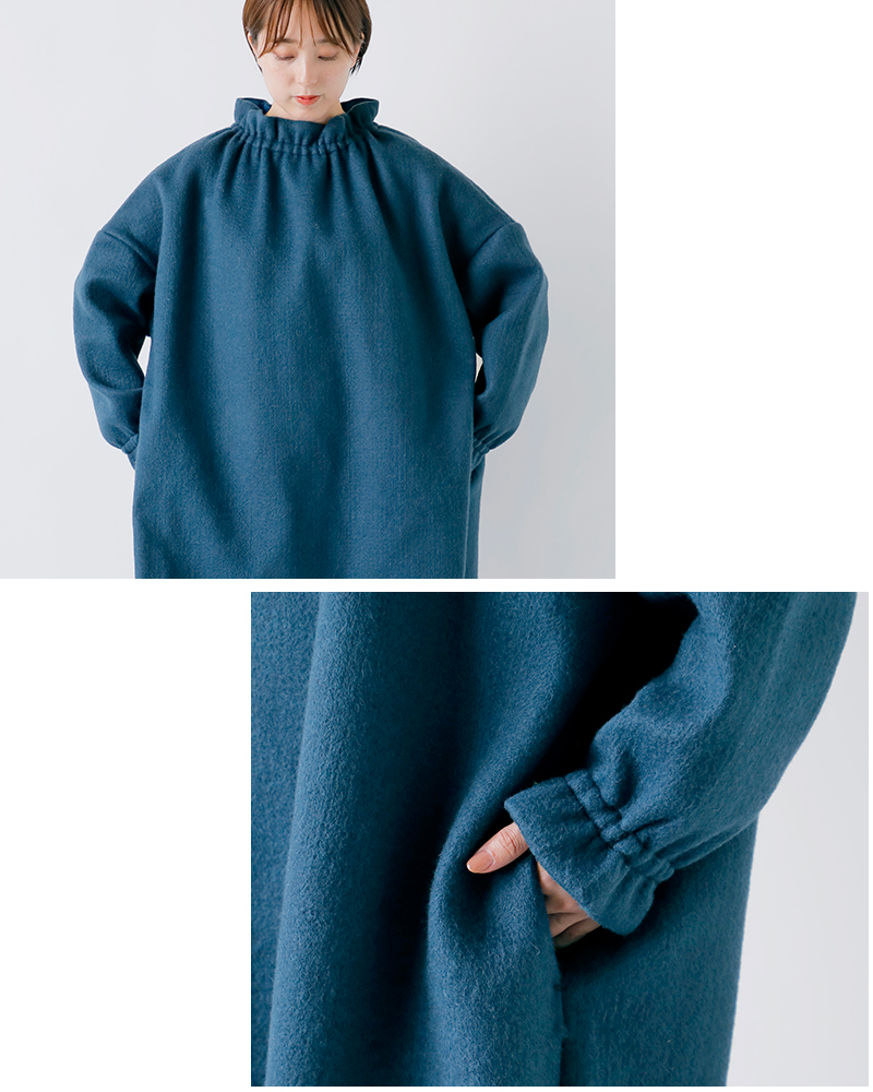 (g)(グラム)ニードルシャギーネックラバーワンピースg-628