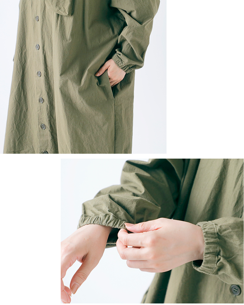 (g)(グラム)コットンフードコートワンピースg-631