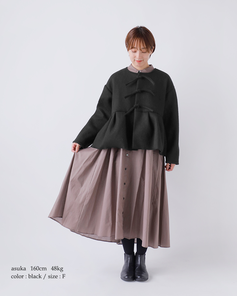 (g)(グラム)ニードルシャギータックウールジャケットg-634