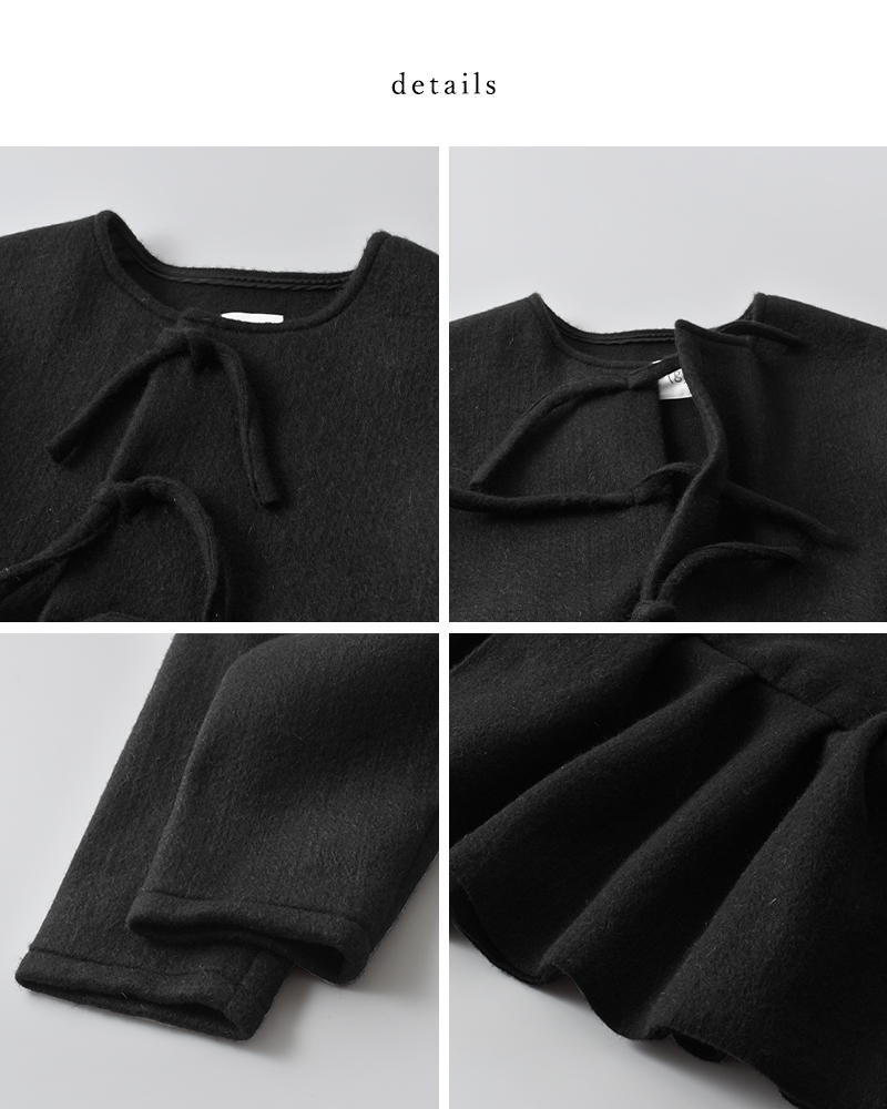 (g)(グラム)ニードルシャギータックウールジャケットg-634