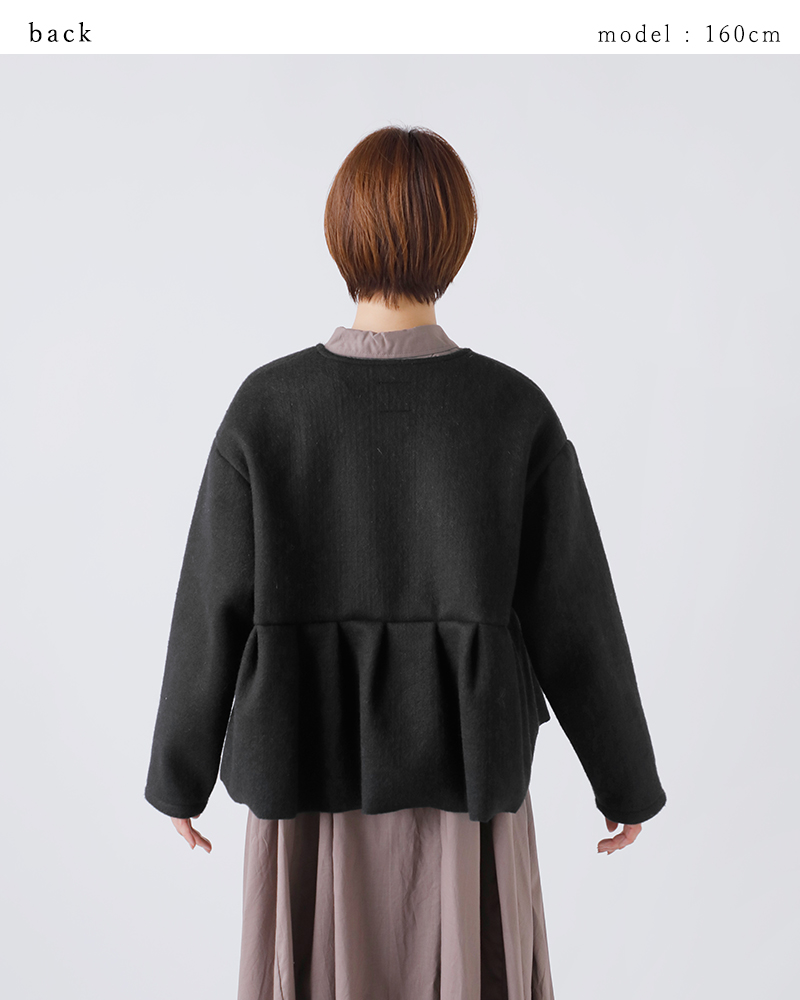 (g)(グラム)ニードルシャギータックウールジャケットg-634