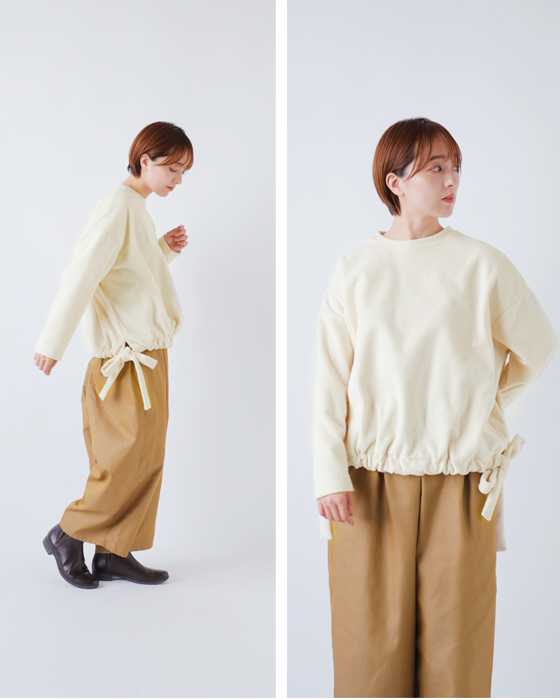 (g)(グラム)フリースヘムリボンプルオーバーg-644