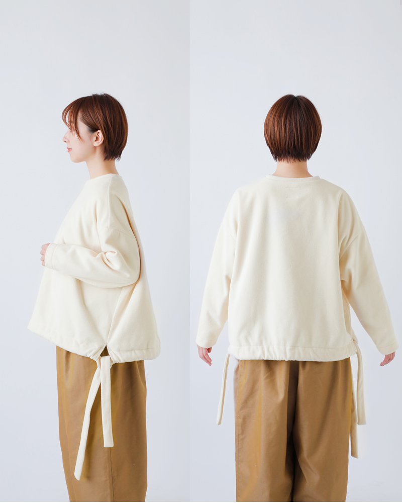 (g)(グラム)フリースヘムリボンプルオーバーg-644