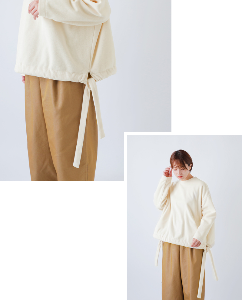 (g)(グラム)フリースヘムリボンプルオーバーg-644