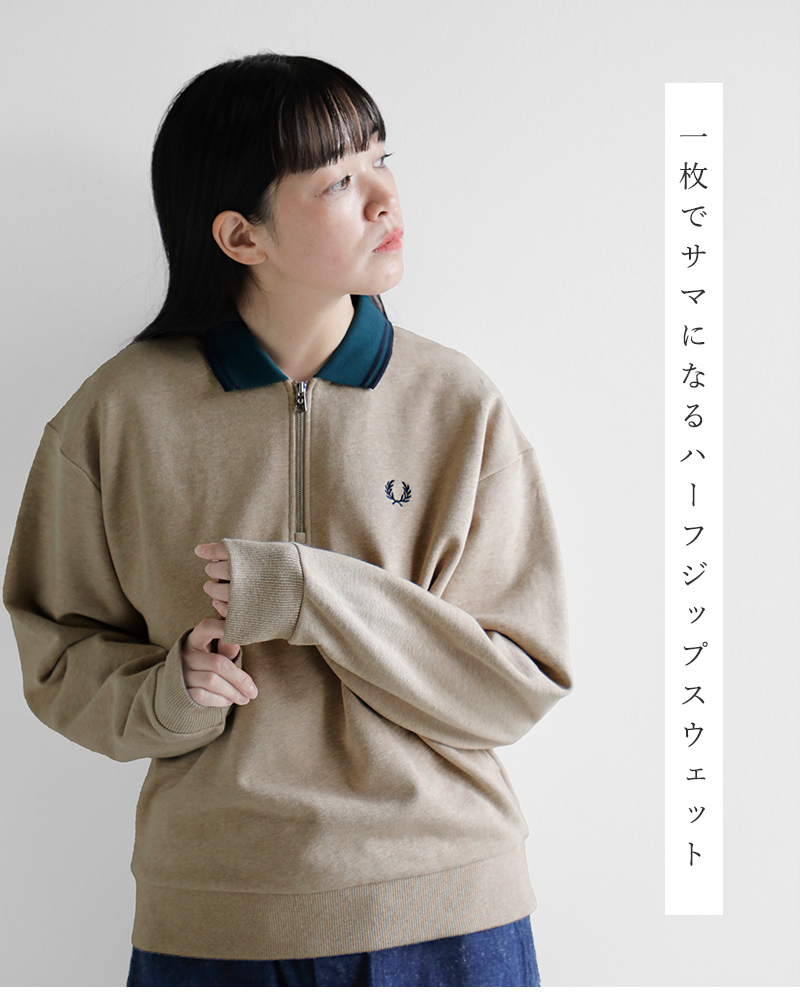 フレッドペリー トリム スウェットシャツ FRED PERRY G6121 FRED PERRY - Knitted Shirt (K6121) 正規取扱商品 - Sheth