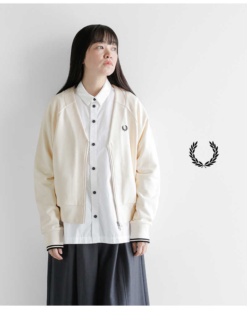 FRED PERRY フレッド ペリー コットン ジップスルー スウェット