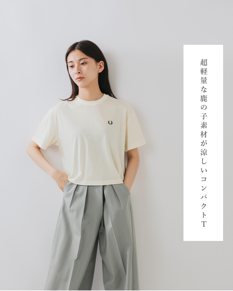 FRED PERRY フレッド ペリー コットン 鹿の子 ピケ Tシャツ