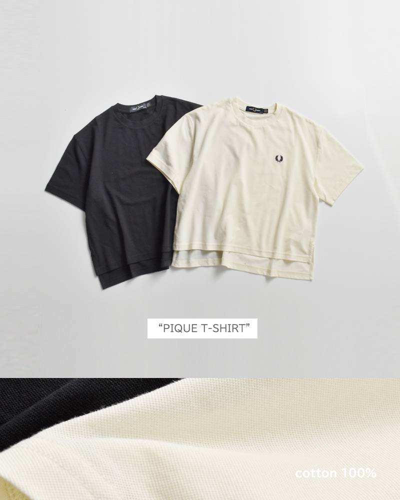 FRED PERRY フレッド ペリー コットン 鹿の子 ピケ Tシャツ