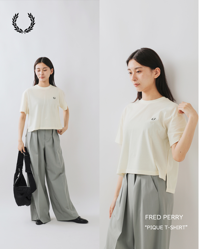 FRED PERRY フレッド ペリー コットン 鹿の子 ピケ Tシャツ