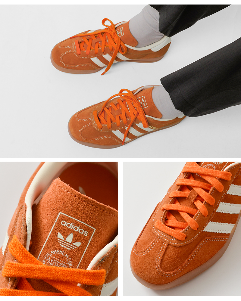 adidas Originals(アディダス オリジナルス)ガゼルインドアスエードアッパーローカットスニーカー“GAZELLEINDOOR”gazelle-ind