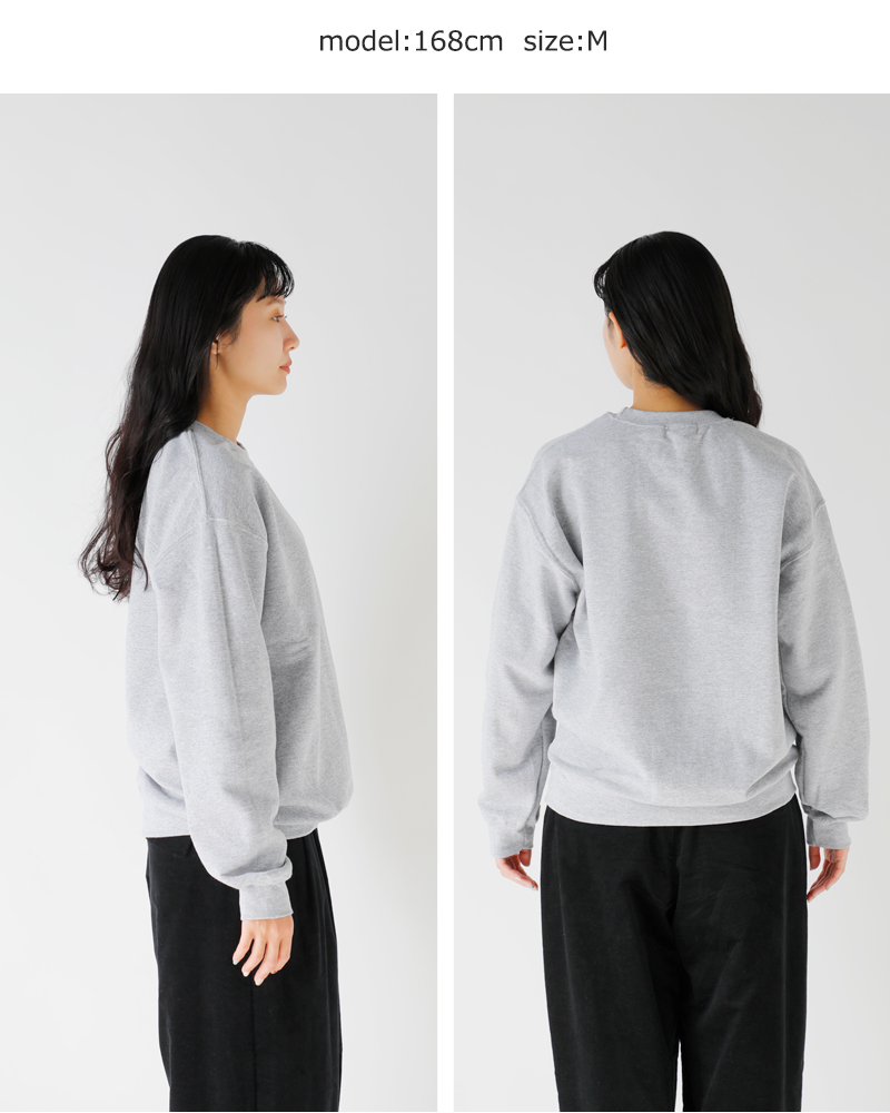 Regency Works(リージェンシーワークス)コットンクルーネックロゴ刺繍スウェットシャツgd562522-3