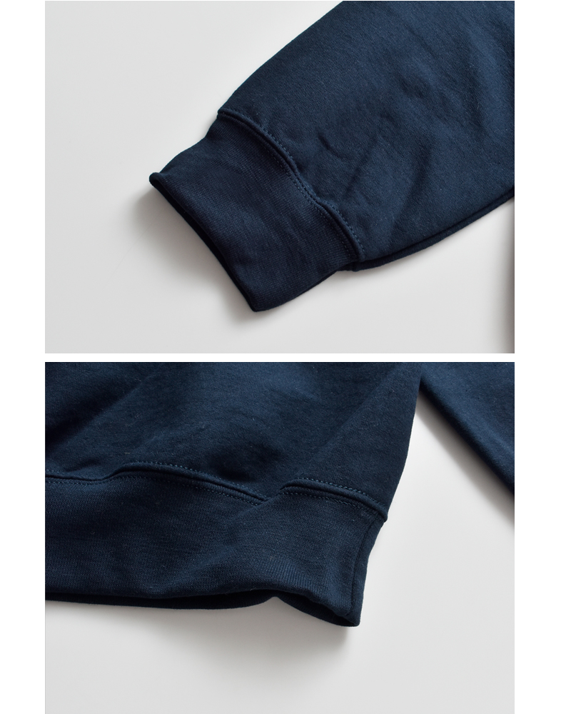 Regency Works(リージェンシーワークス)コットンクルーネックロゴ刺繍スウェットシャツgd562522-3