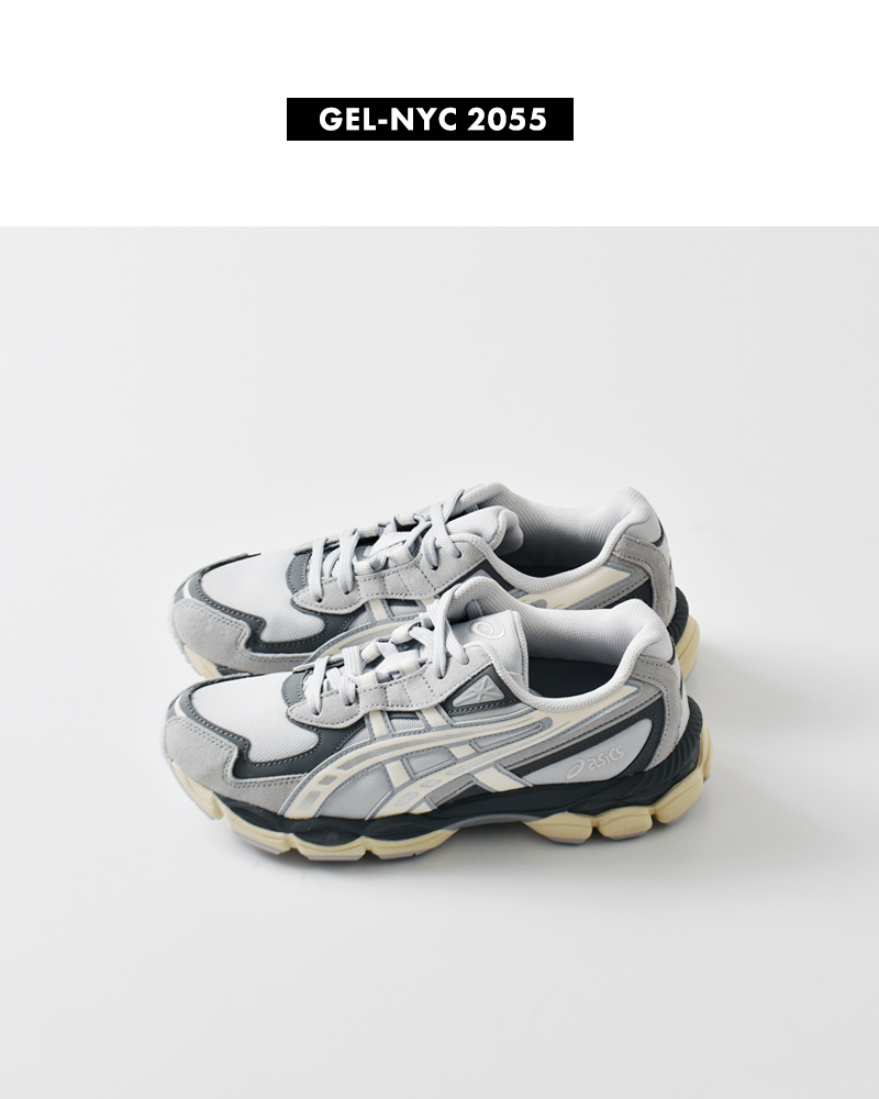 ASICS(アシックス)ゲルエヌワイシースポーツスタイルスニーカー“GEL-NYC2055”gel-nyc2055