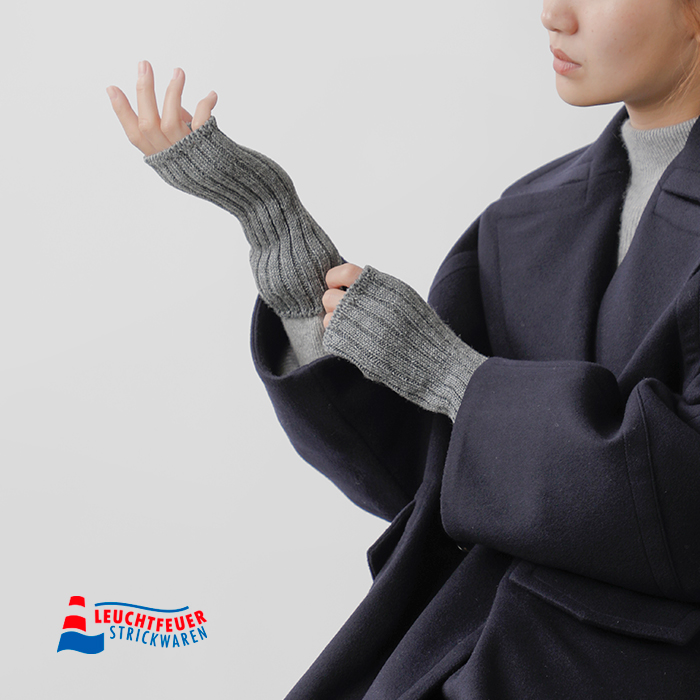 LEUCHTFEUER(ロイフトフォイヤー)ピュアウールフィンガーレスグローブgloves-fingerless