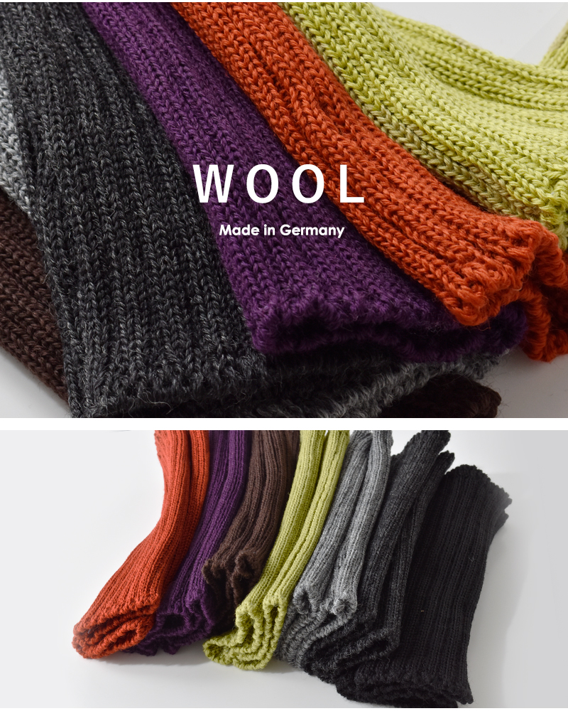 LEUCHTFEUER(ロイフトフォイヤー)ピュアウールフィンガーレスグローブgloves-fingerless