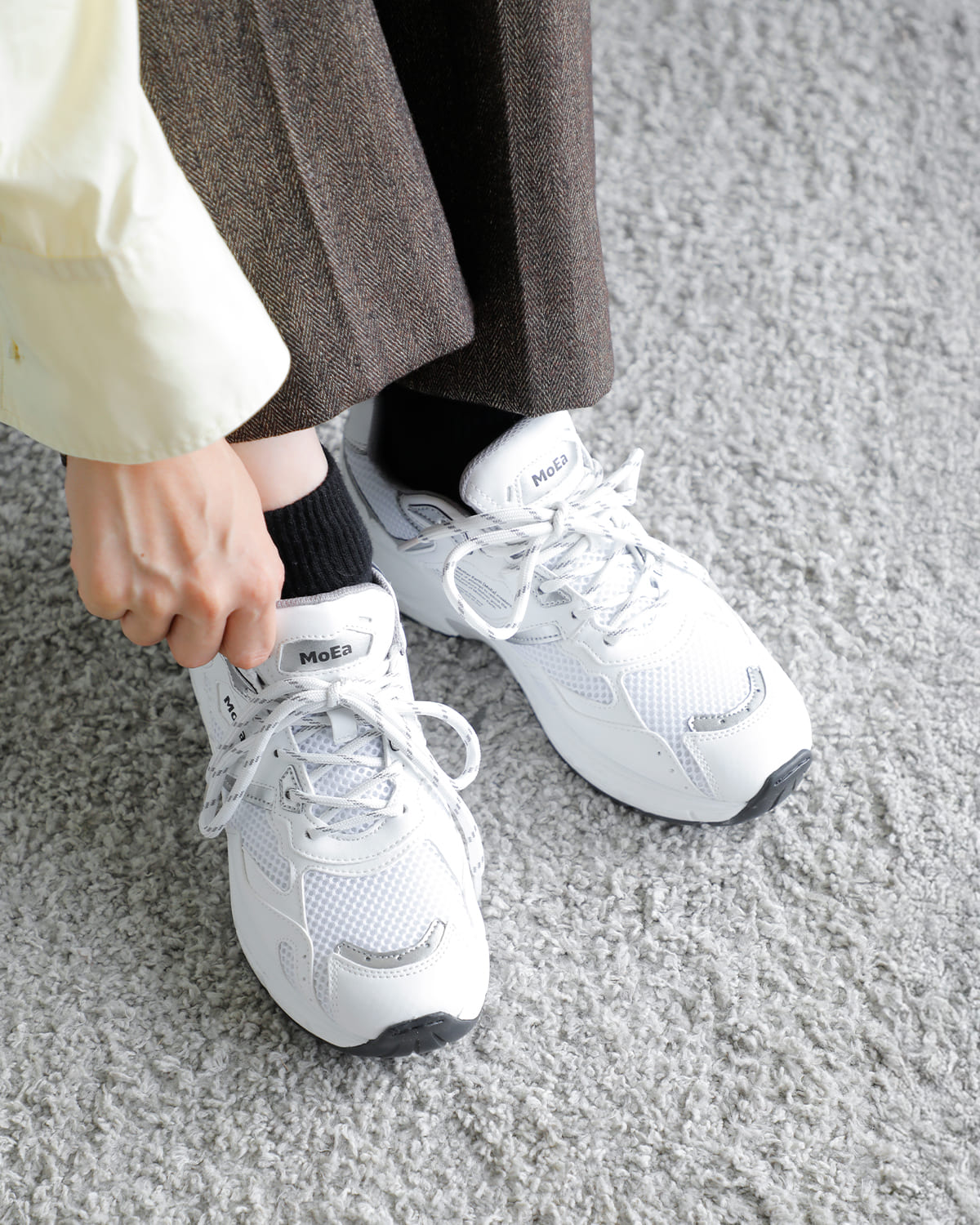 MoEa(モエア)ヴィーガンレザースニーカー gn7-gn8