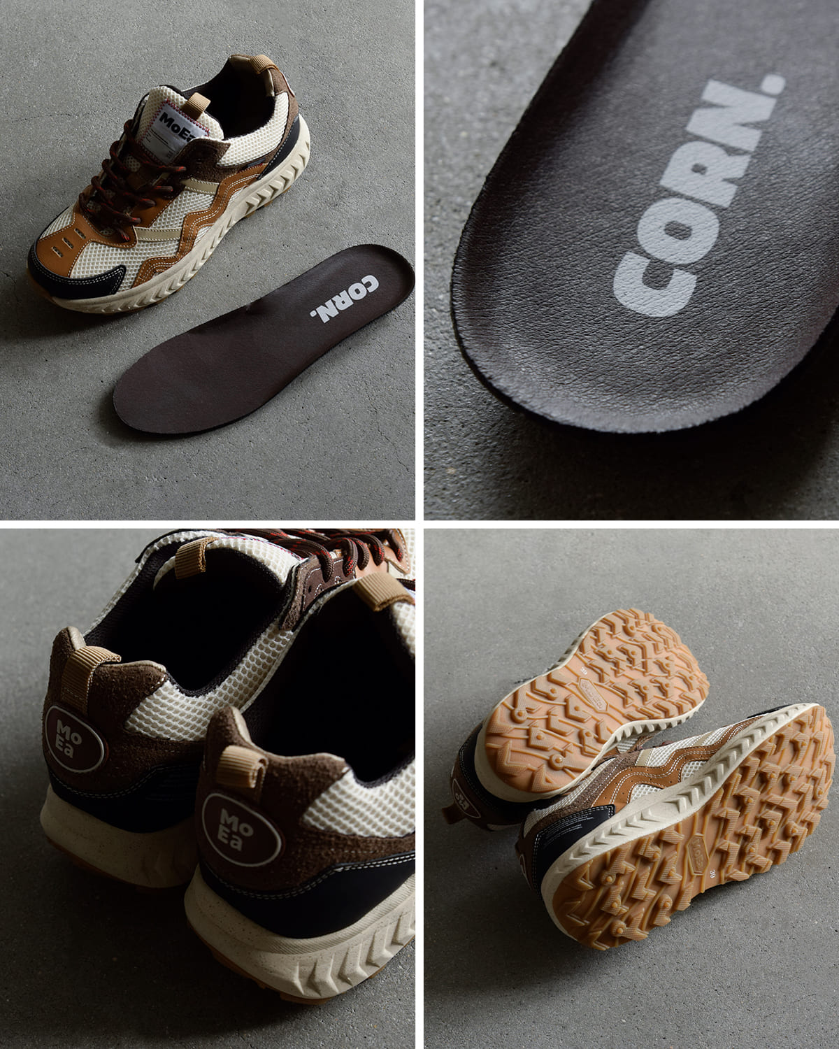 MoEa(モエア)ヴィーガンレザースニーカー gn7-gn8