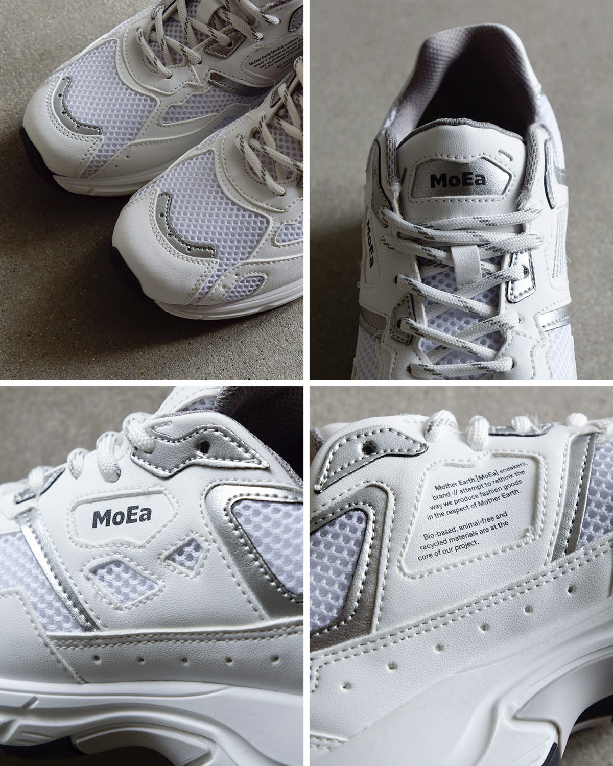 MoEa(モエア)ヴィーガンレザースニーカー gn7-gn8
