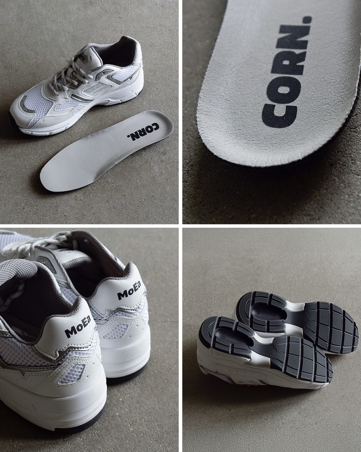 MoEa(モエア)ヴィーガンレザースニーカー gn7-gn8