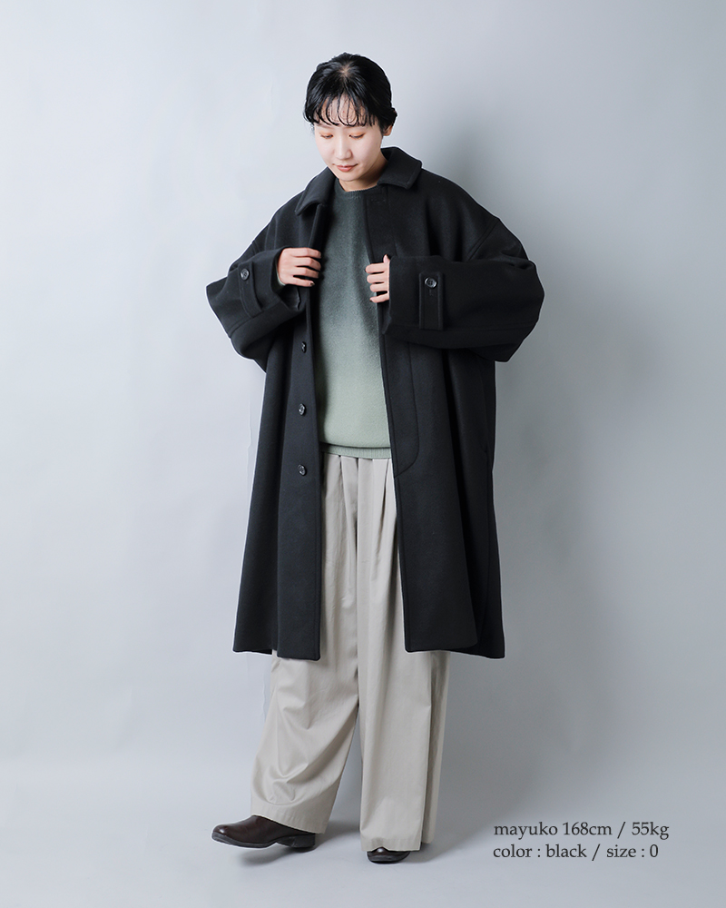 graphpaper(Oty[p[)CggI[o[TCYOR[ggLightMeltonOversizedCoathgu253-10270b