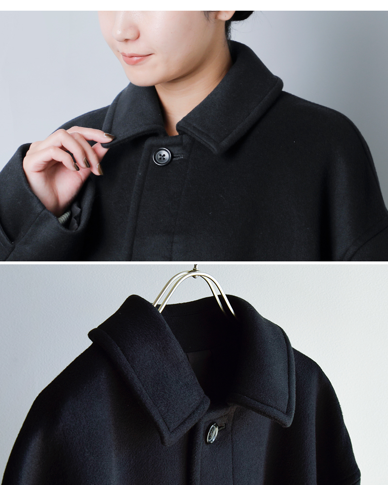 graphpaper(Oty[p[)CggI[o[TCYOR[ggLightMeltonOversizedCoathgu253-10270b