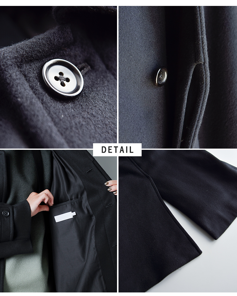 graphpaper(Oty[p[)CggI[o[TCYOR[ggLightMeltonOversizedCoathgu253-10270b