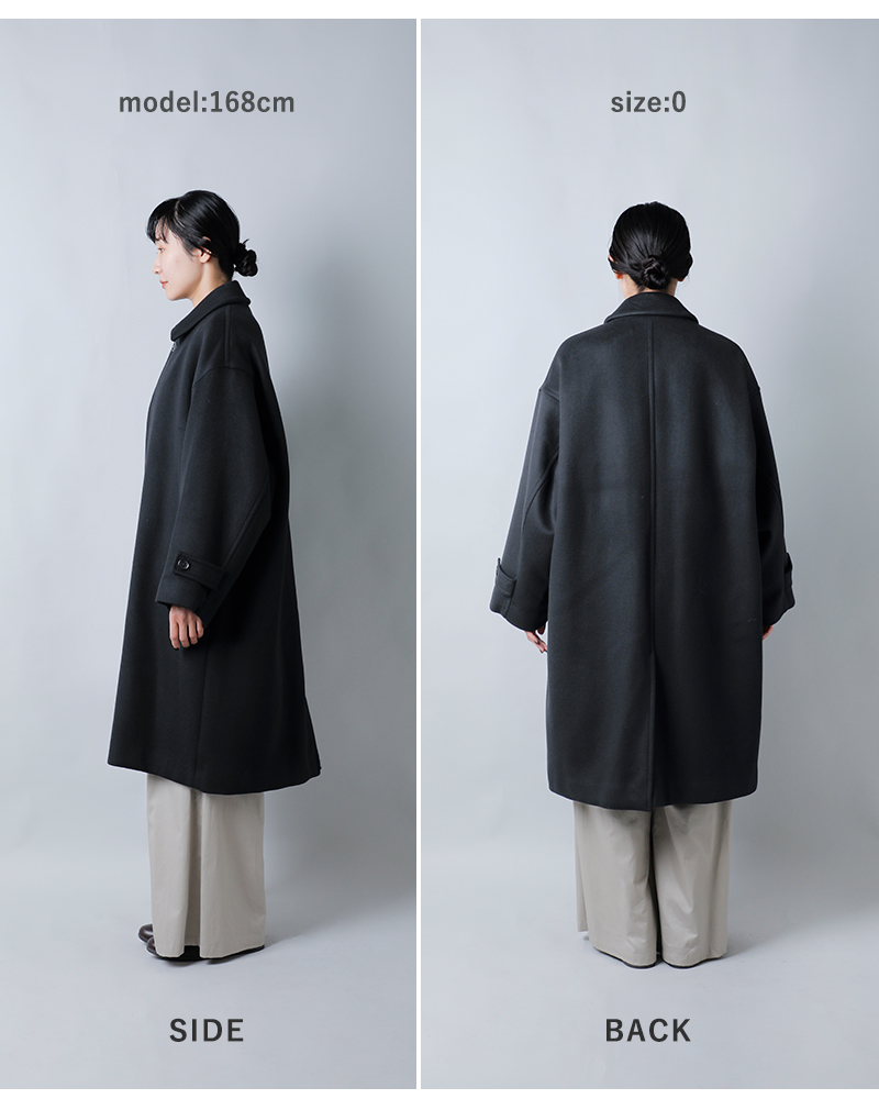 graphpaper(Oty[p[)CggI[o[TCYOR[ggLightMeltonOversizedCoathgu253-10270b