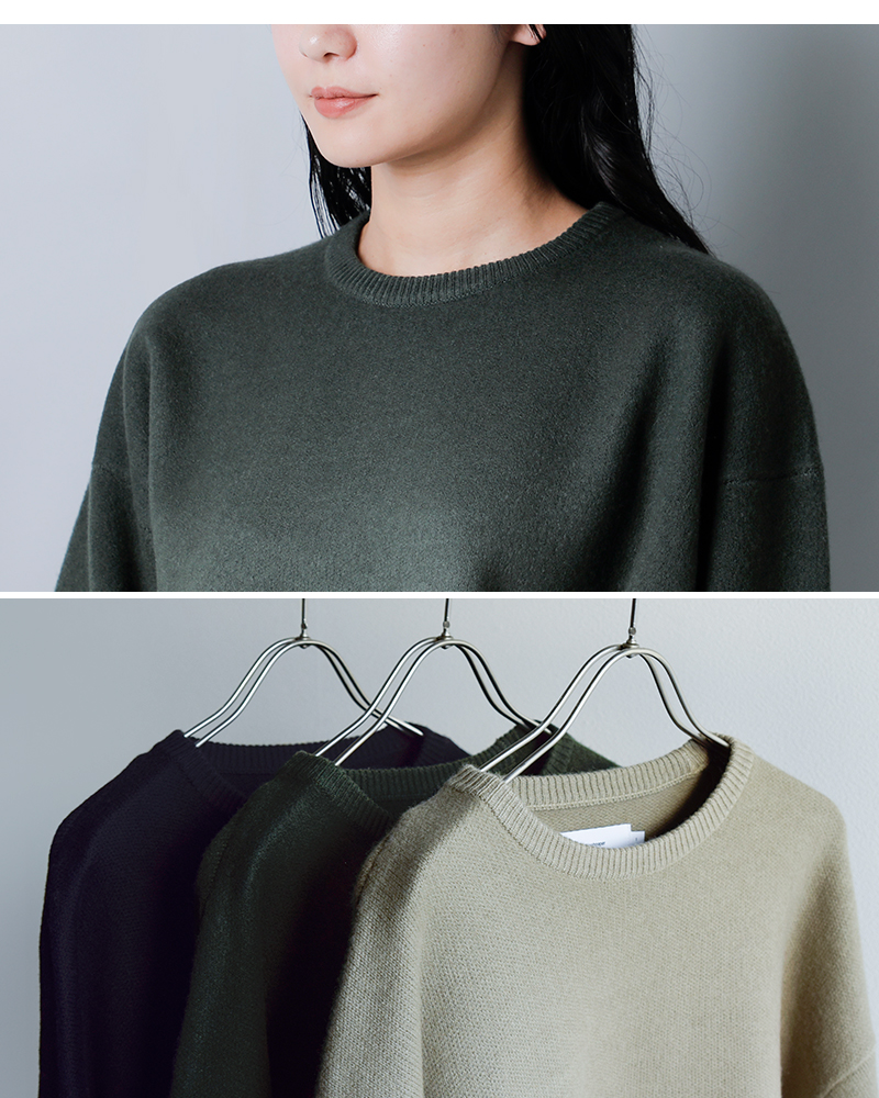 graphpaper(Oty[p[)Of[VE[N[lbNjbgvI[o[gGradientDyedWoolCrewNeckKnithgu253-80492